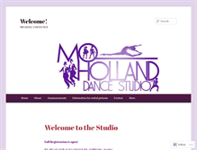 Tablet Screenshot of mohollanddance.com